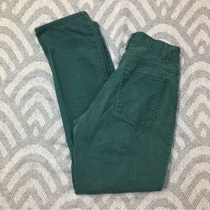 STUFFED SHIRT Vintage High Rise Green Jeans, Juniors 9/10 Retro Y2K